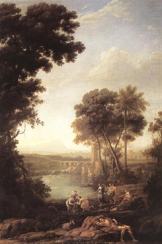 Claude Lorrain Landscape with the Finding of Moses sdfg china oil painting image